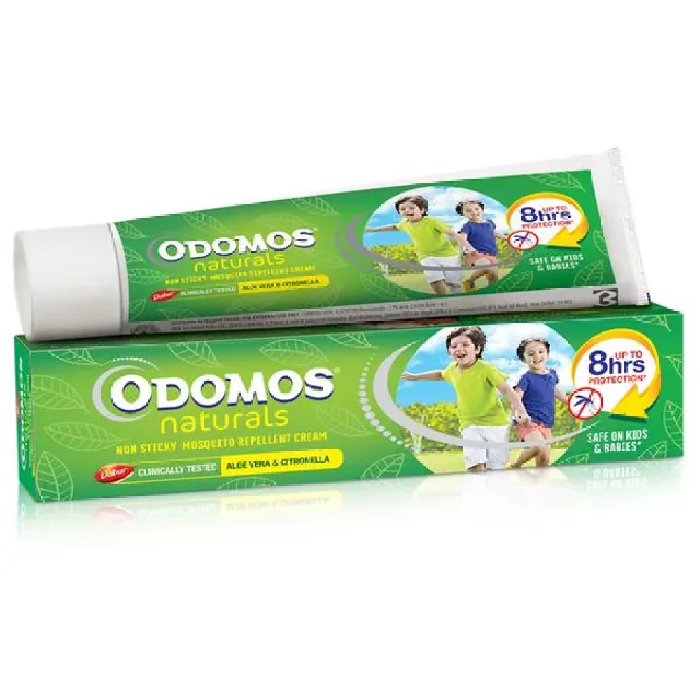 Dabur Odomos Naturals Non-Sticky Mosquito Repellent Cream, 50 g-1.webp